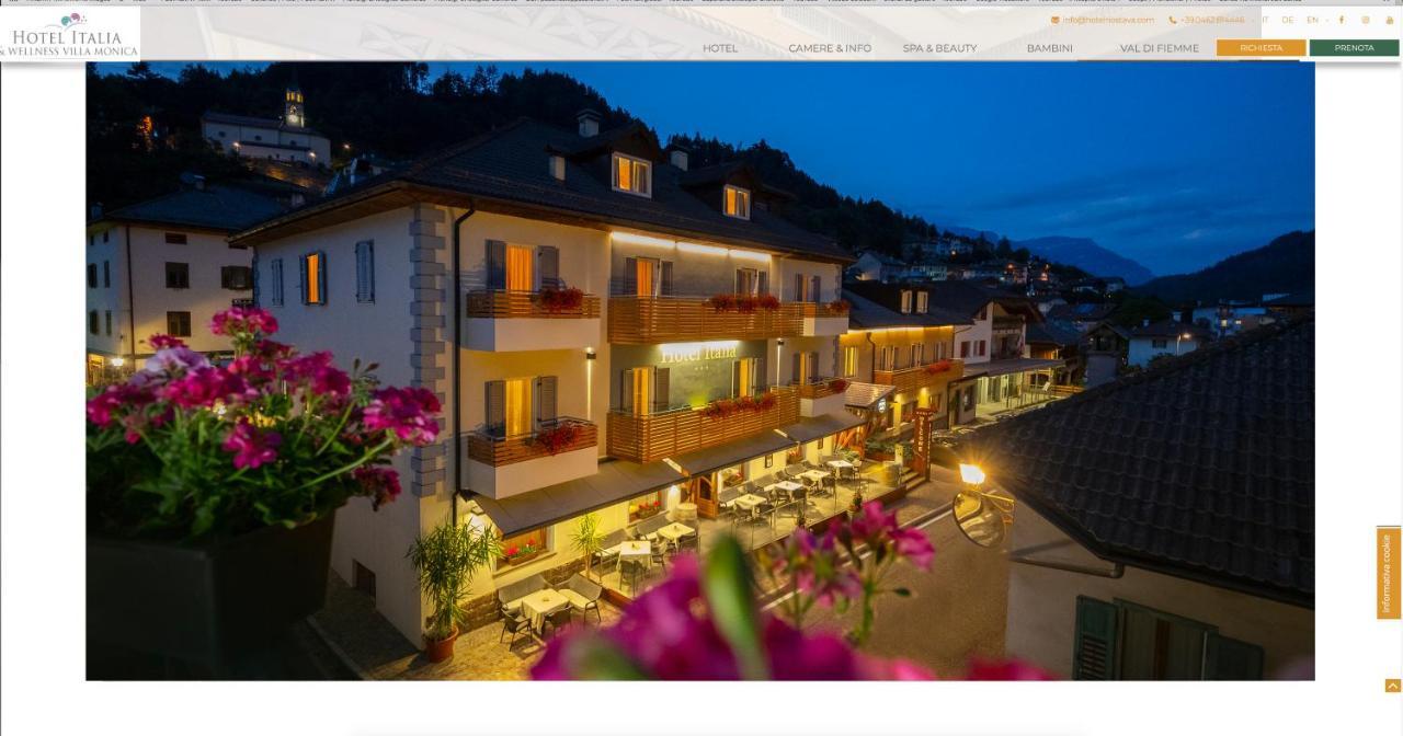 Hotel Italia Castello-Molina di Fiemme Ngoại thất bức ảnh